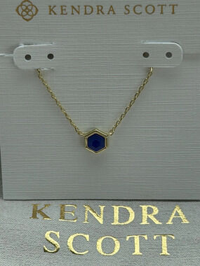 Kendra Scott Blue Pendant Necklace